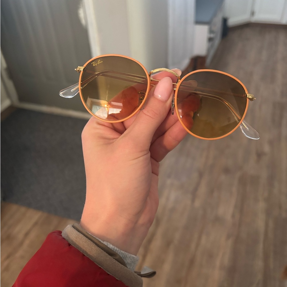 Ray-Ban Orange Frame Sunglasses